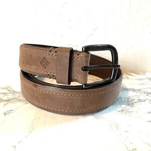 Men's Columbia Brown Leather Belt Size 40/100